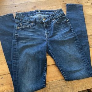 7 For all mankind skinny Jeans 25